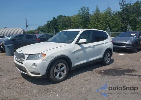 2011 BMW X3 xDrive28I z USA, uszkodzony, nr VIN 5UXWX5C51BL702791